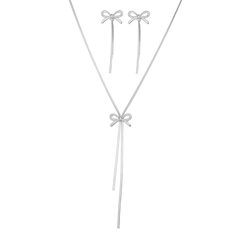 IWAMON-BIJOUX -Collier Chaîne Serpentine Nœuds  - Élégance Française IWAMON-BIJOUX