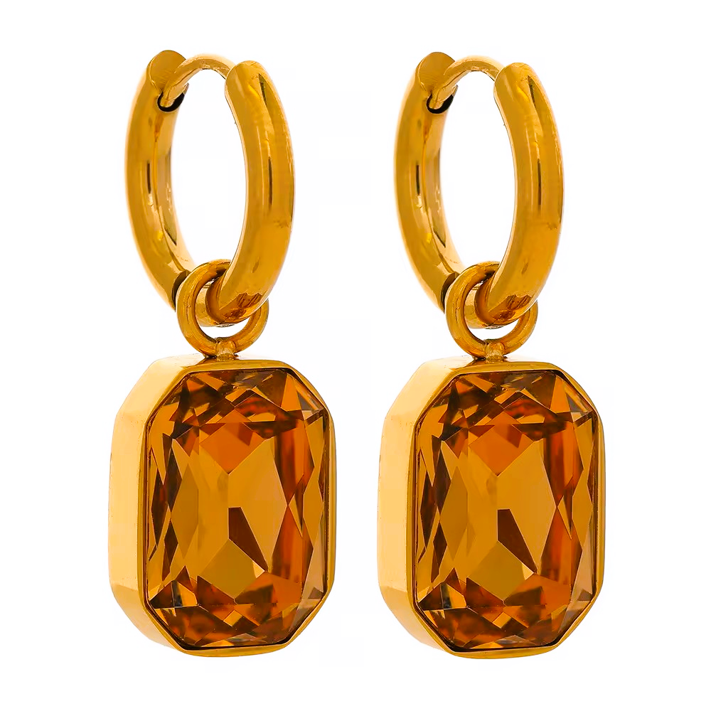 Boucles d'Oreilles "Éclat Solaire" — Collection&nbsp; IWAMON IWAMON-BIJOUX